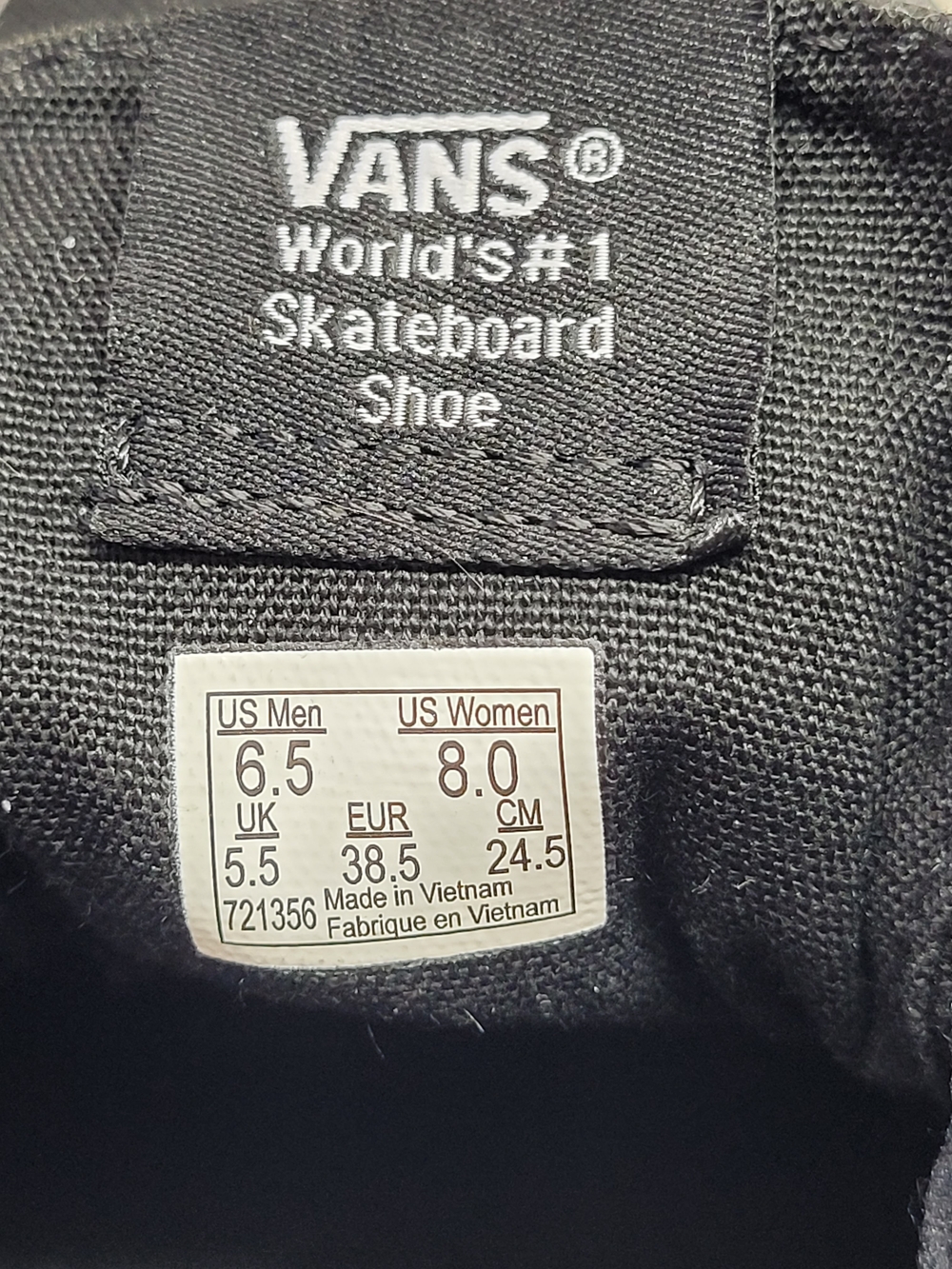 147 - Vans Brigata Triple Black Skate/Casual Shoes - US 6.5 Men / 8 Women - EUC - Picture 3 of 11